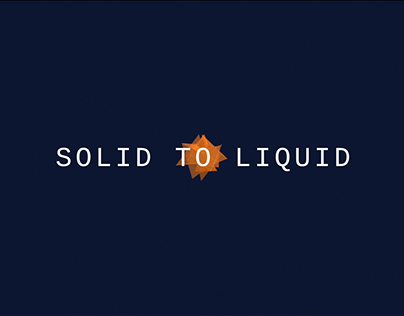 Audio-visual artwork - Solid To Liquid