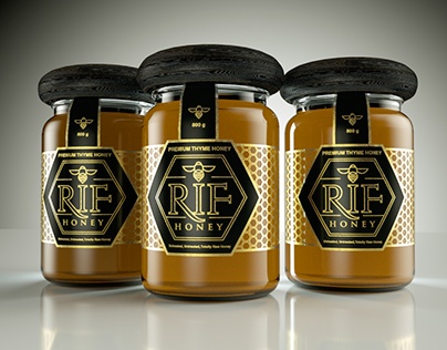 Rif Honey Packaging and 3D Visualization