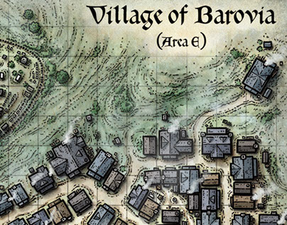 Village of Barovia Map