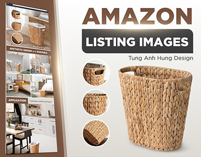 Amazon Listing Design | Woven basket