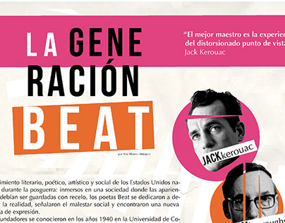 Generación Beat Infografía