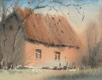 spring house / watercolour