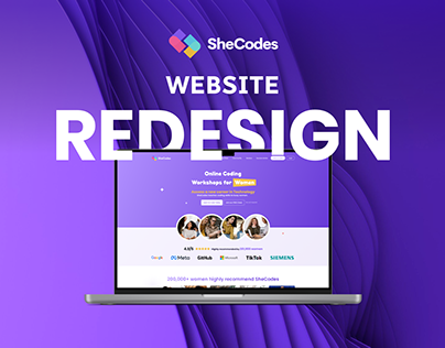 Coding Website Redesign Like Shecodes