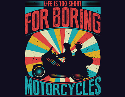 motorcycle t-shirt design