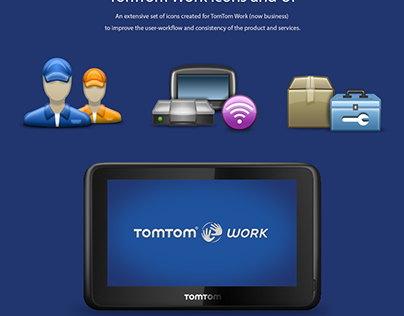TomTom Work Icons and UI