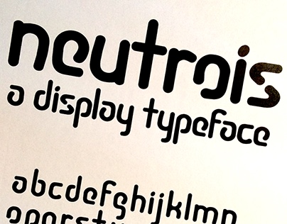 Neutrois - A Display Typeface, 2016
