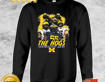 Michigan Wolverines The Hogs Offensive Line shirt