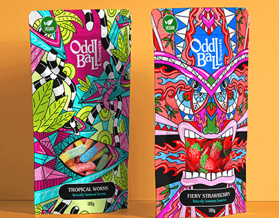 Candy Packaging Design | Oddball Sweets