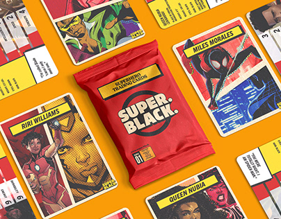 Project thumbnail - Superhero Trading Card Designs