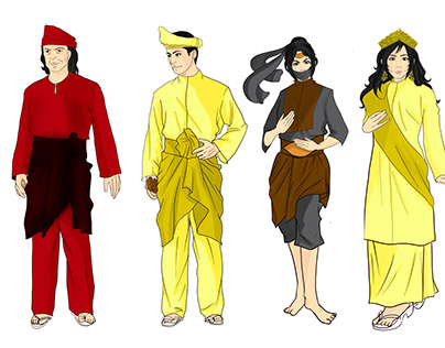 Character Design Tun Fatimah series