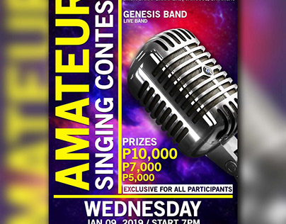 Poster - Singing Contest