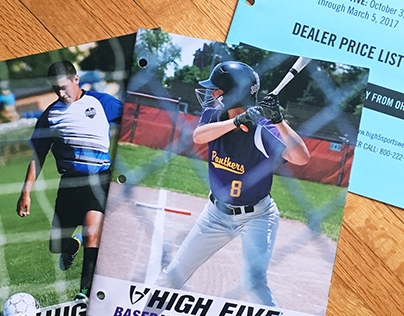 High Five 2017 Baseball & Soccer Catalogs