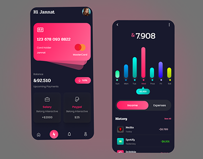 Banking - Mobile App Screen