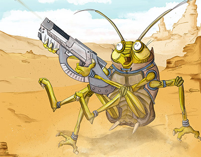 Insekt Space Warrior Bug