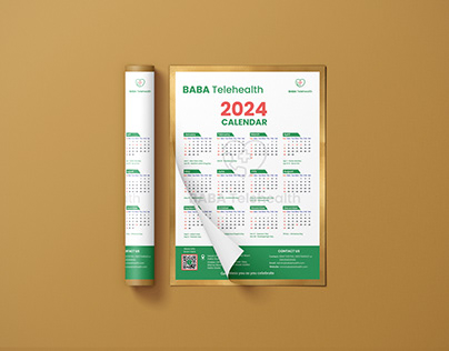 Baba Telehealth 2024 Calendar Design