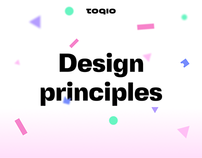 Toqio's Design Principles