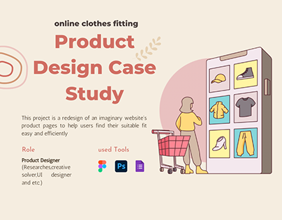 Clothes shopping website product design