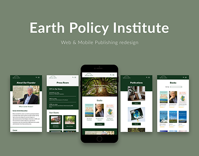 Project thumbnail - Earth Policy Institute Redesign