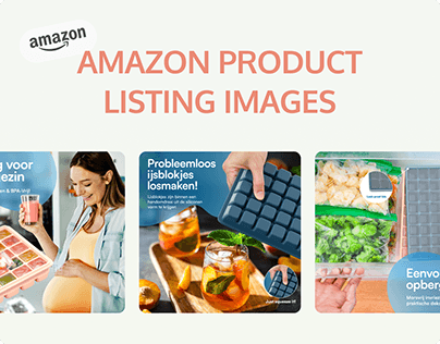 Amazon Product Listing Images - Ice Cube Molds