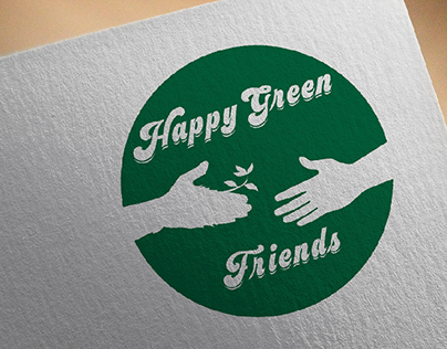 Logo Happy Green Friends/Фирменый стиль