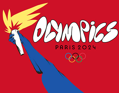 Olympics 2024 - Illustration + Lettering