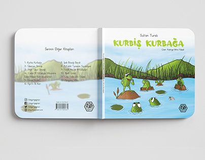 KURBİŞ FROG KIDS STORY BOOK ILLUSTRATION & BOOK DESIGN