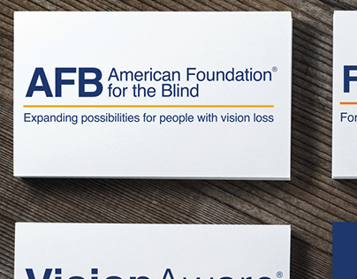 American Foundation for the Blind Branding