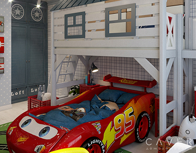 HK kids room "Lightning McQueen"