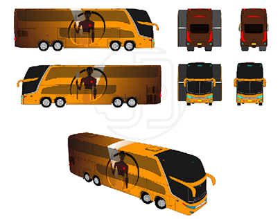 Humatarian Aid Double Decker Bus Concept