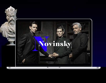 Shopping and business center Novinsky - Web site