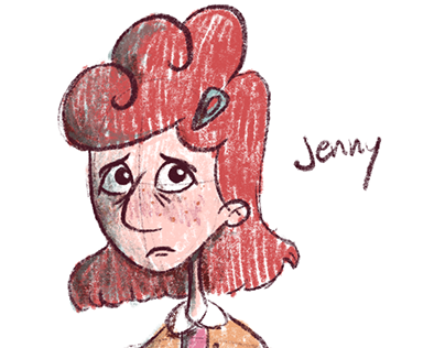 Henny Jenny Character and Concept Design