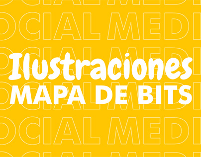 SOCIAL MEDIA | ILUSTRACIONES MAPA DE BITS
