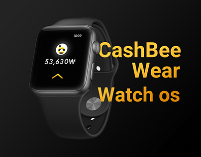 CashBee smart watch uiux design