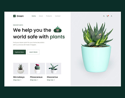 Green - Plant Shop Website