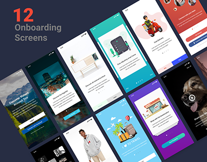 Minimalist for Different Onboarding Screens