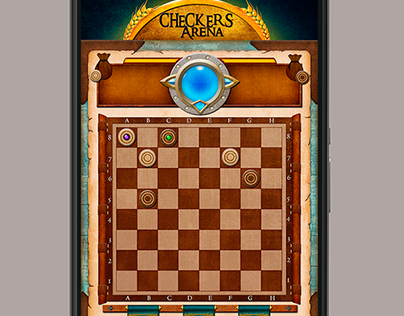 Checkers game UI