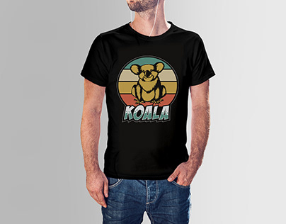 Vintage Koala Bear T-Shirt Design