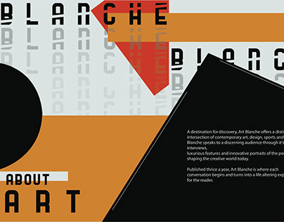 Art Blanche - Magazine Design
