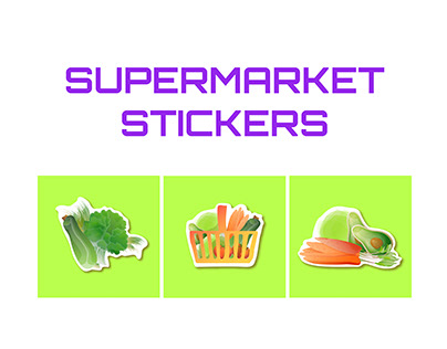 Supermarket stickers