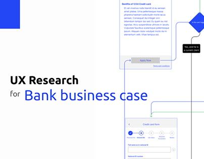 Bank business case - UX case study