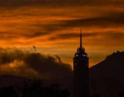 Un amanecer en la Ciudad de México