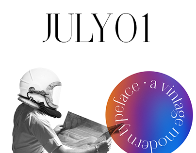July-01 typeface