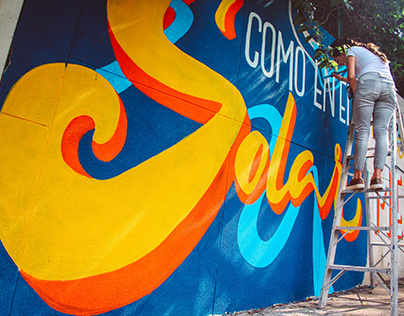 Lettering mural | El Guayabo Café
