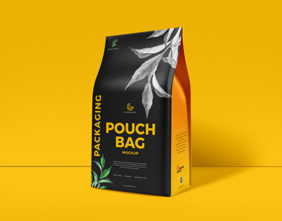 Snack Pouch Mockup Projects Photos Videos Logos Illustrations And Branding On Behance