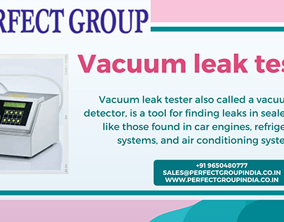 Vacuum leak tester | Perfect Group India