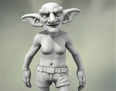 Goblin With Half Human Body 3D Project
