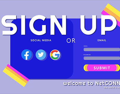 DailyUI 001: Sign Up Page