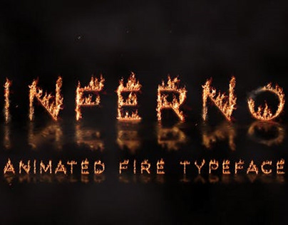 Inferno - Animated Typeface | After Effects Template