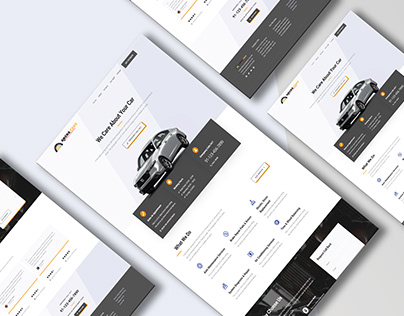 Amena Cars - Website Design UI/UX
