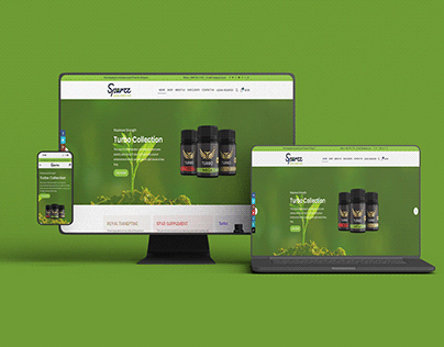 SPARZZ website and store design